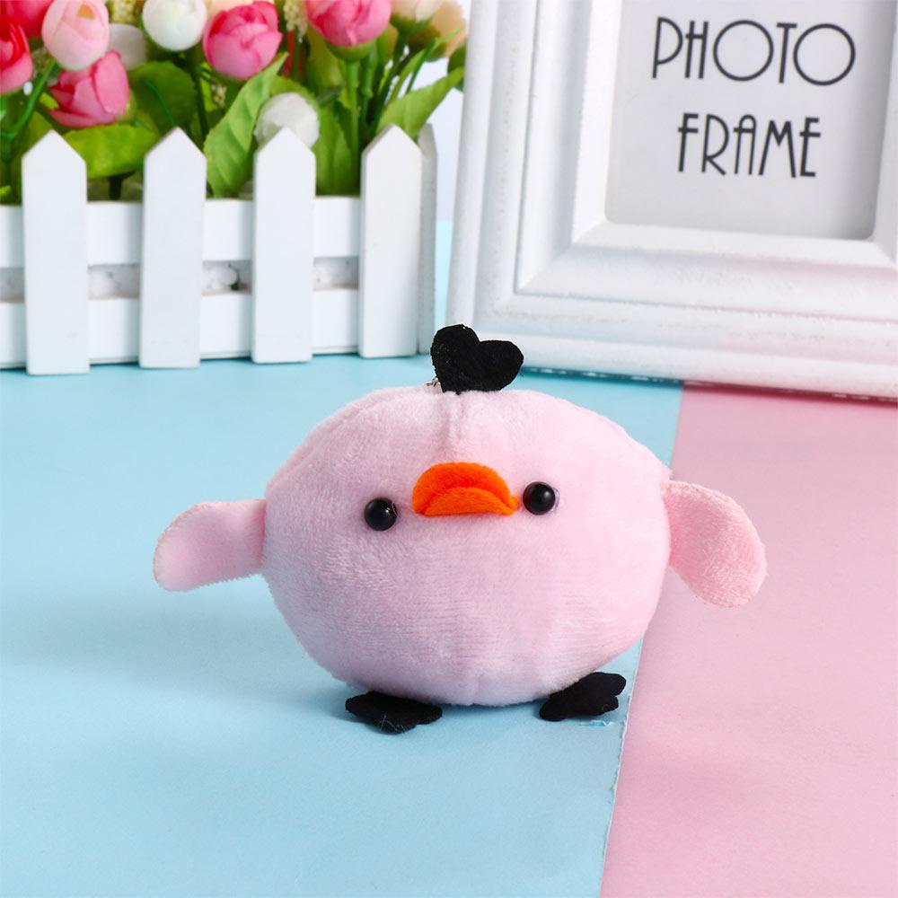 DARNELL Móc Khóa Gà Nhồi Bông 6cm Đáng Yêu