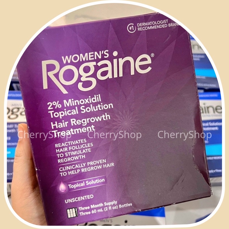 [Hàng USA]Mọc tóc cho nữ Women's Rogaine 2% Minoxidil Solution (dạng dung dịch)