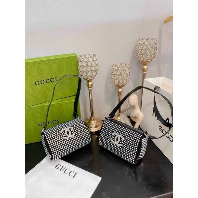 Túi Trống Đá Cầm Tay Túi Đeo Chéo Nữ Đeo Vai