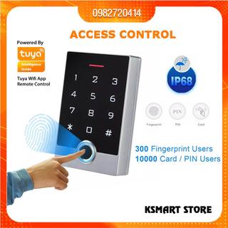 Đầu đọc vân tay ngoài trời Wifi Tuya TF3 (300 vân tay). Cài đặt thêm xóa, chỉnh sửa, quản lý, mở từ xa qua app Tuya