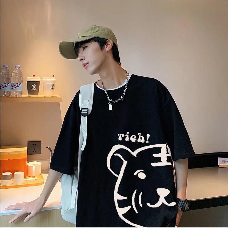 áo fhun unisex nam nữ hình con hổ có big size vải cotton cao cấp