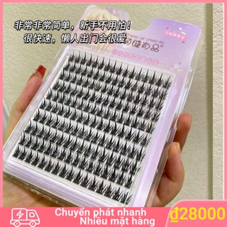 Lông mi giả lúa mì AIMEEORAN  kèm keo nối mi dày và dài tự nhiên phong cách quỷ nhỏ 2025