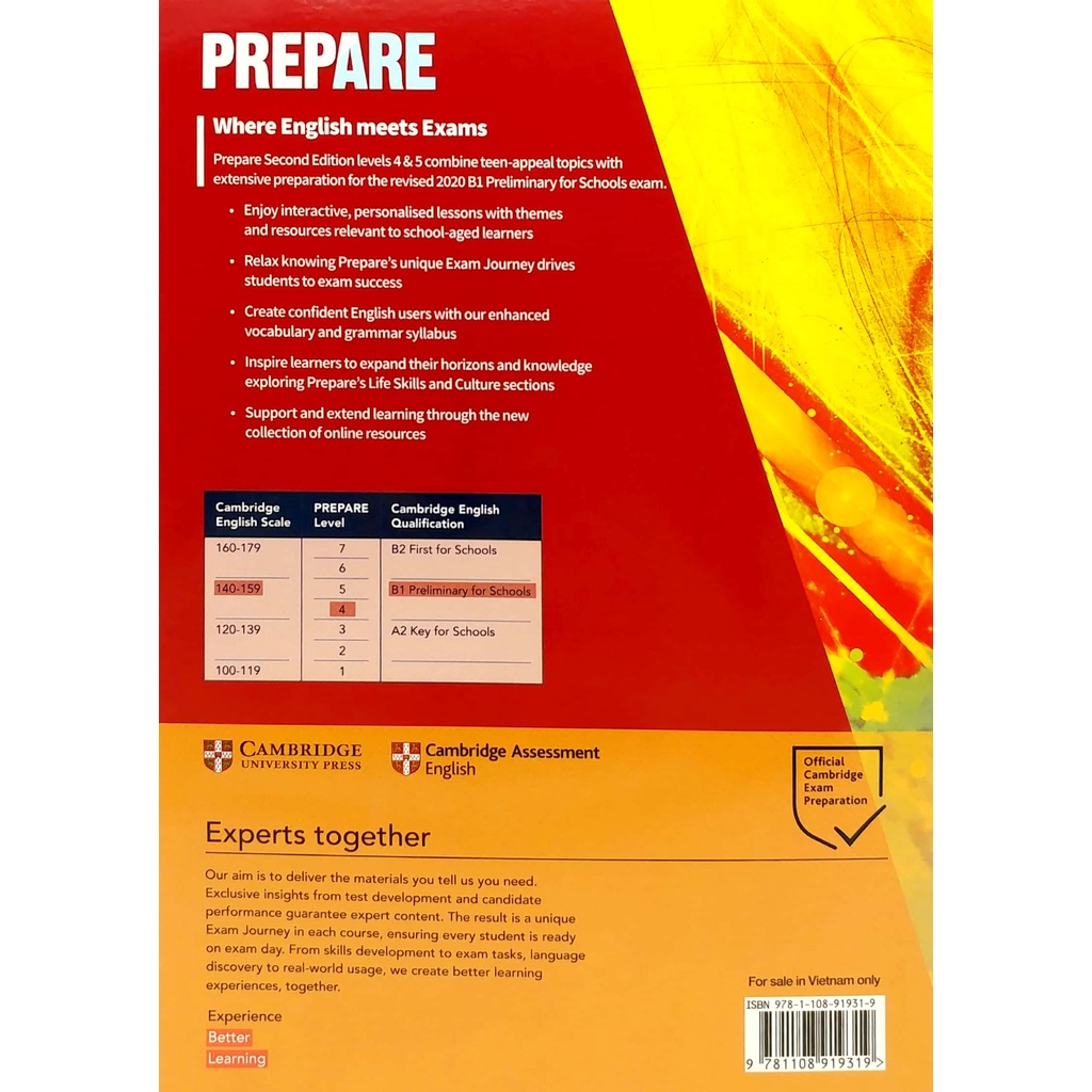 Prepare B1 Level 4 Workbook With Audio Download