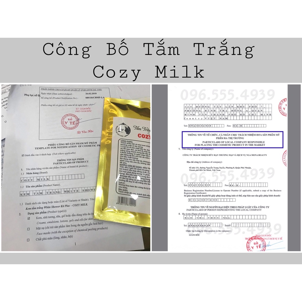 ❌xem video test❌ Tắm Trắng Body MILK Cao Cấp - Bật tone sau 20 phút