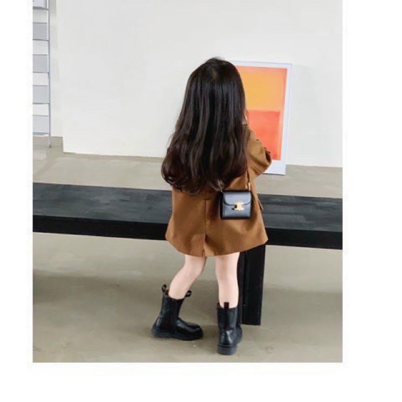 Áo vest cho bé màu nâu và be