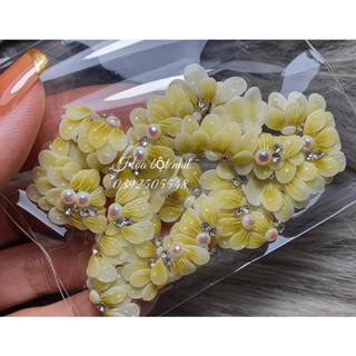 Hoa Bột Nail- Cúc Cánh Tròn 5k/bông( Mẫu Mới)
