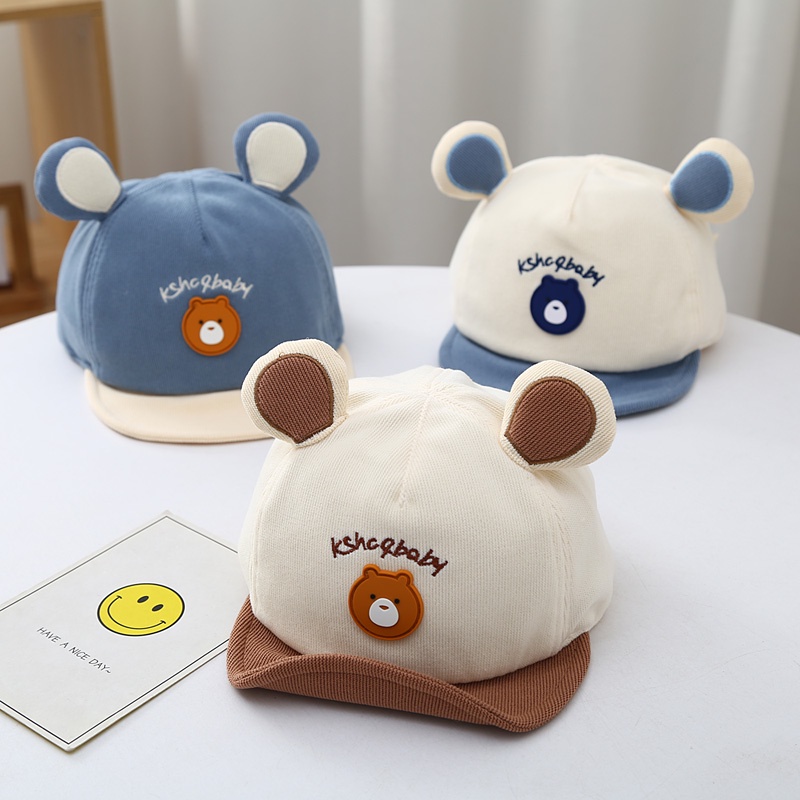 Nón kết nhung gấu Kshc Baby cho bé 6-18 tháng