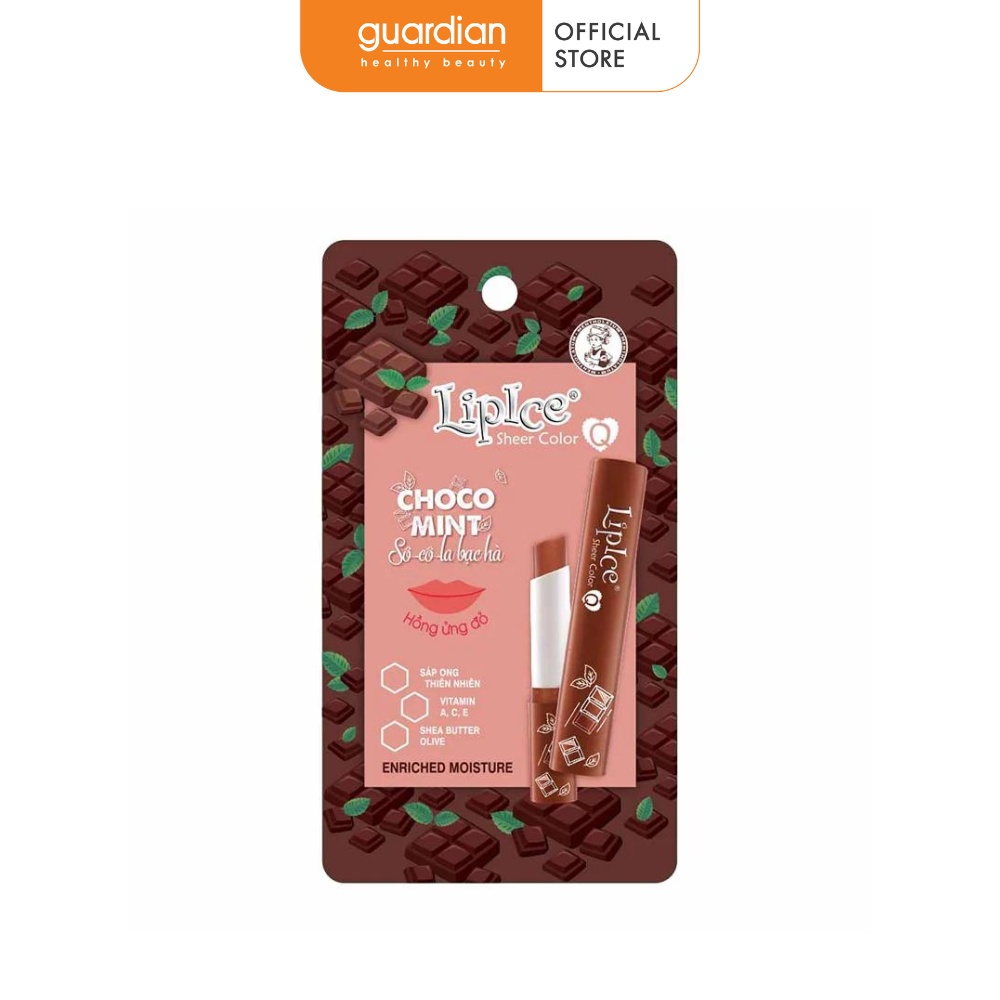 Son dưỡng Lipice Sheer Color Q Choco Mint 2.4g (Hồng ửng đỏ)