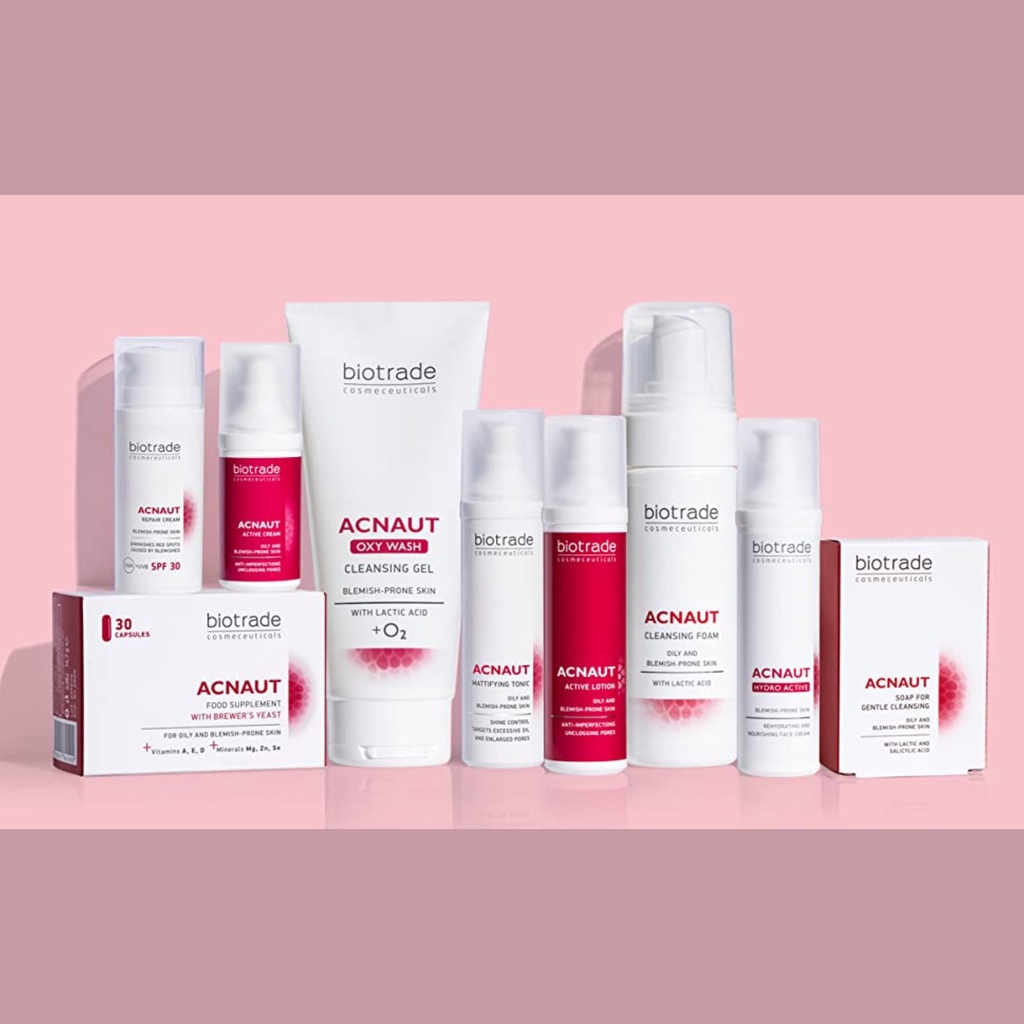 Chấm mụn Biotrade Lotion, Biotrde Active cream, ... Các sản phẩm mini dòng Acnaut