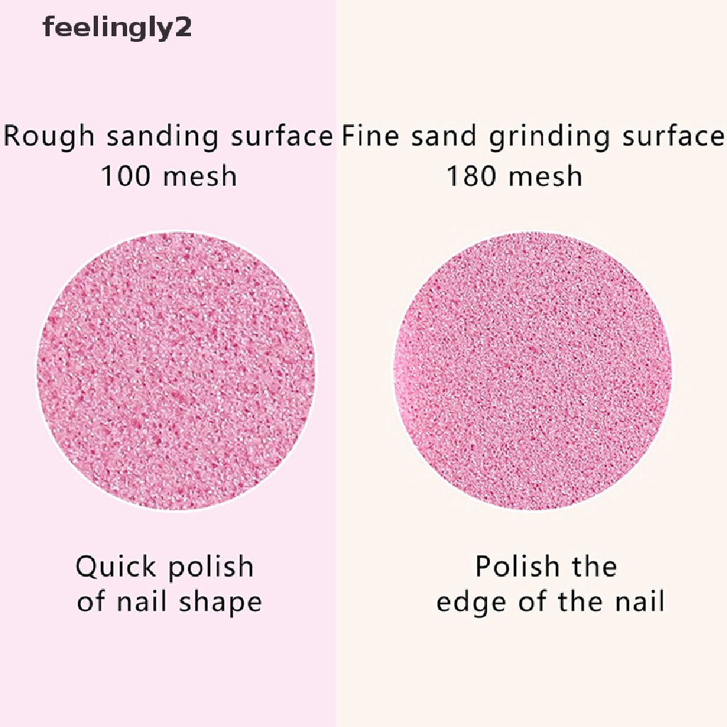 Bộ 10 Đồ Dũa Móng Tay Khối Mini 180 / 100 Grit