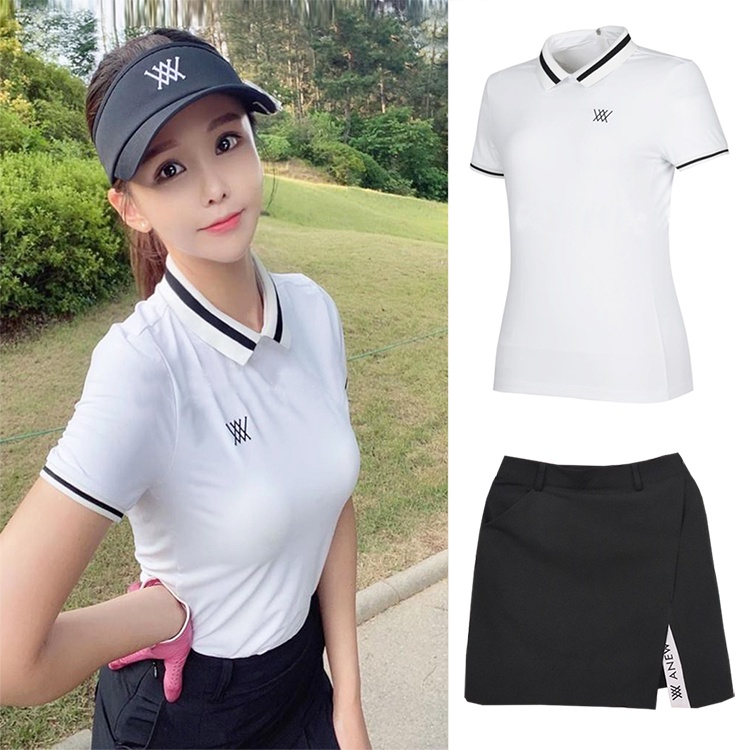 Áo Thun POLO Dáng Ôm Thoáng Khí Chống Tia UV Thời Trang Mùa Hè Cho Nữ