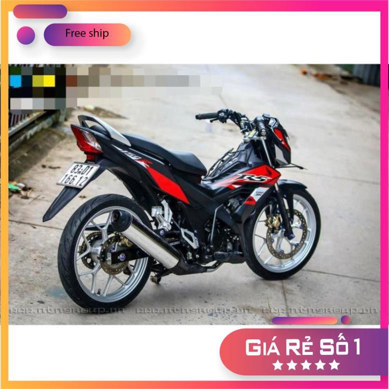 FREE SHIP + QUÀ TẶNG Tem rời xe SONIC 150 ĐỎ ĐEN