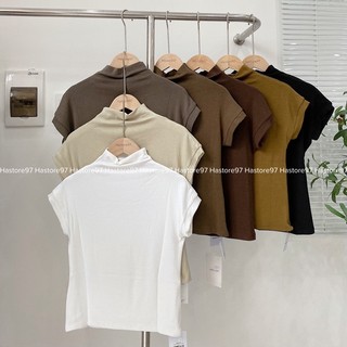 Áo thun tay hến cổ 3 phân ( ảnh tự chụp )