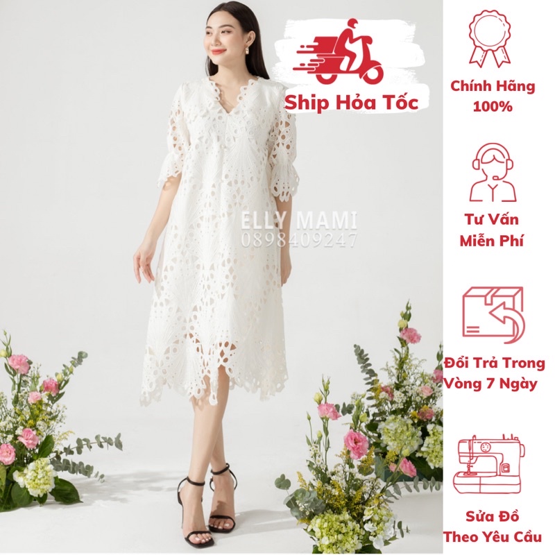 ( 40kg - 110kg ) Đầm Bầu , Suông Ren Hoa Mặc Thoải Mái Suốt Thai Kì & Sau Sinh Thiết Kế Cao Cấp ( Ảnh Thật + Video )