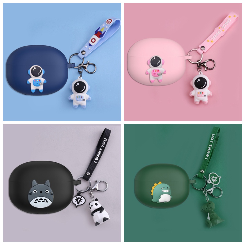 Vỏ Bảo Vệ Hộp Sạc Tai Nghe xiaomi buds 3 pro xiaomi 3 pro Bằng Silicon Họa Tiết Hoạt Hình Động Vật Dễ Thương