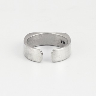 Nhẫn nam bạc Thái 925 unisex trơn kiểu basic