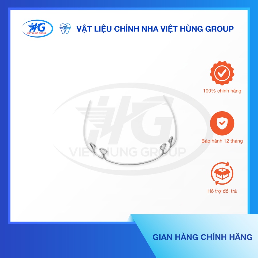Dây Cung Niềng Răng SS T Loop 4 Keyhole ADITEK Dây Cung Đóng Khoảng - VIỆT HÙNG GROUP
