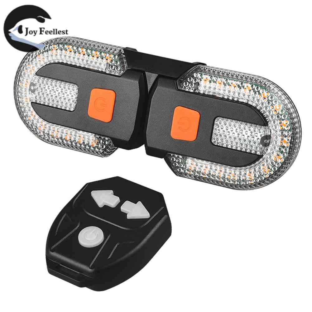 Đèn đuôi xe đạp MTB tín hiệu 3 trong 1 USB sạc lại được có điều khiển từ xa không dây 5 chế độ chống thấm nước 30Lm