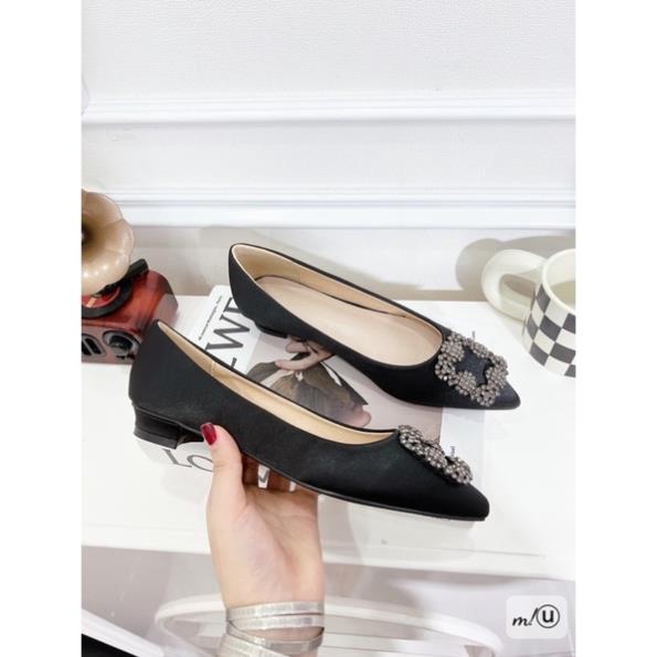 Giầy Bệt Khoá Đá Đen Ghi Full Size 35-39  -  By Anh Dinh Phuong