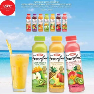 Nước sinh tố tím (nho đỏ - việt quất - xoài) OKF 500ml