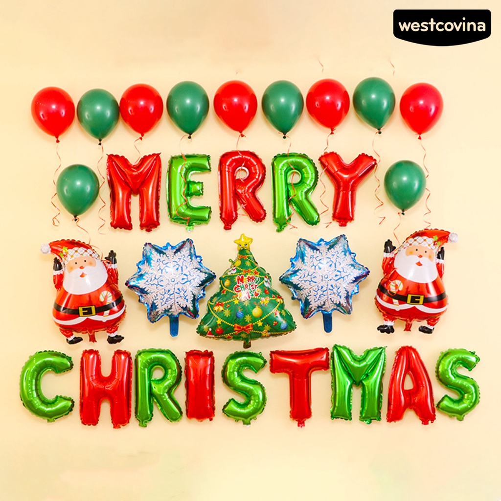 [Hot]☃1 Bộ Bong Bóng Hình Hoa Tuyết Chống Phai Màu Độ Co Giãn Cao Dễ Lắp Ráp