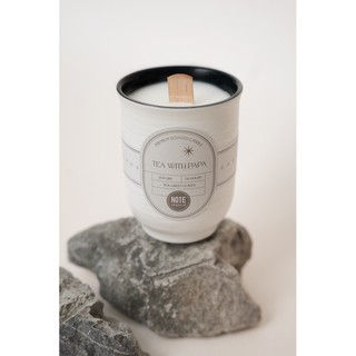 Nến thơm tea with papa 250g note - the scent lab