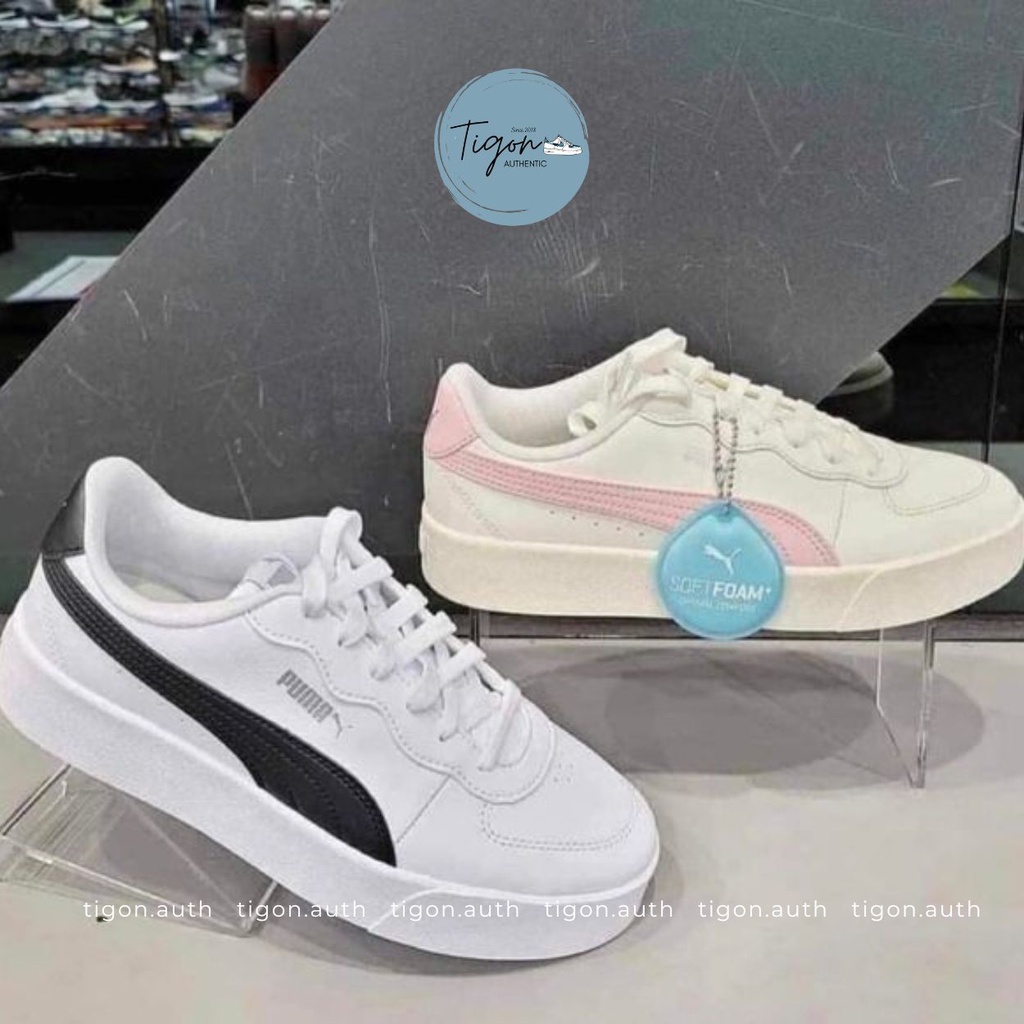 Giày thể thao trắng chính hãng , giày sneaker nữ Puma Skye Clean trắng đen  Tigon.auth
