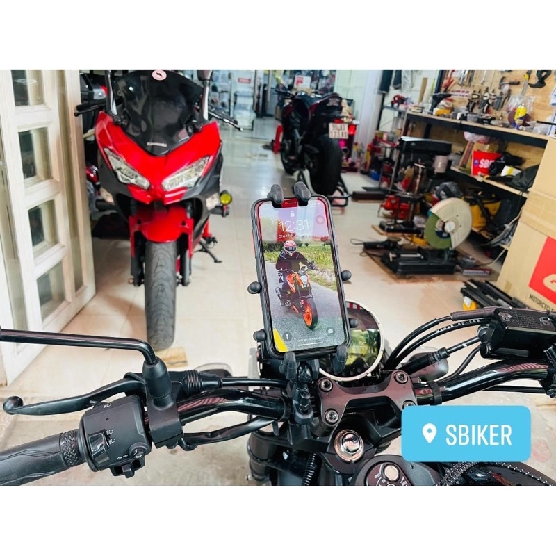 Giá Đỡ Điện Thoại Xe Moto Chống Rung Osopro Chống Hư Camera