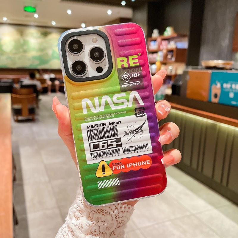 Ốp Điện Thoại Silicon Chống Sốc Màu Gradient Thời Trang Cho iPhone 14 13 12 11 Pro Max XS XR X 8 7 Plus + SE 2020