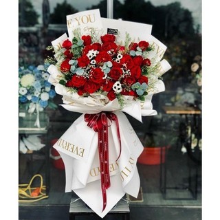 Giấy gói hoa in chữ Everyday I Love You