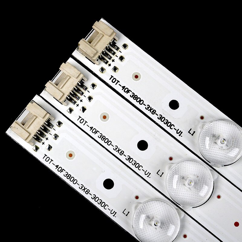 TCL 40F3800 - Bộ 3 thanh 8 led cho tivi TCL L40D2720 L40D2700 L40Z1 và các dòng tương tự