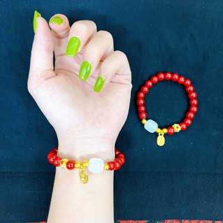 Vòng Đá mix Charm cho mệnh Thổ Hoả May mắn Bình an🥰🥰🥰 Tặng kèm Hộp
