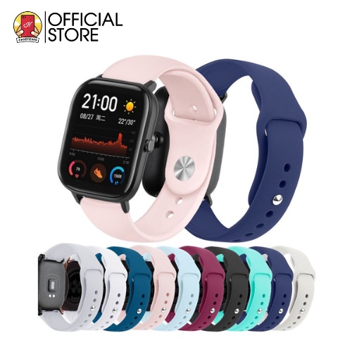 Dây Đeo Thay Thế Đồng Hồ Huami Amazfit GT4 Mini GTS 2 Mini 2E 3 Bip U Pro GTR3 GTR3 Pro T-rex Pro Amazfit Neo Silicon Dẻ