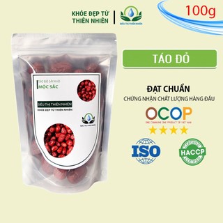 Trà táo đỏ sấy khô Mộc Sắc gói 100g