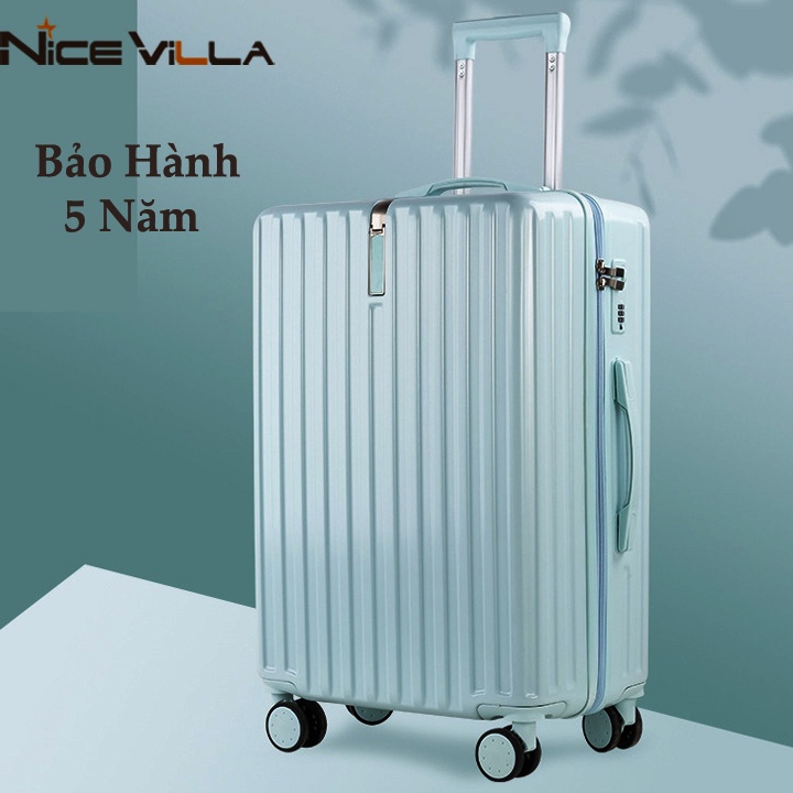 Vali Thời Trang Nhựa Dẻo PP Nice villa Chống Va Đập Size 24inch