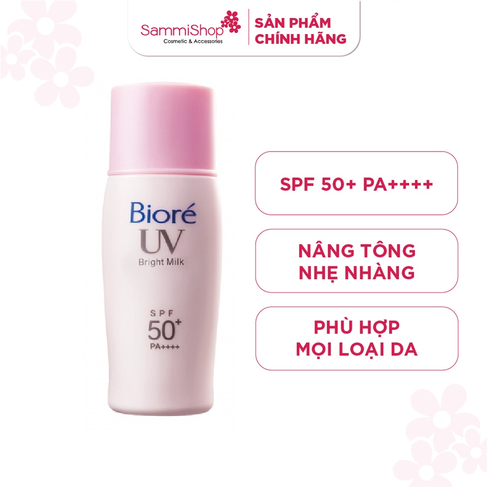 Sữa chống nắng Biore UV Face Milk SPF50+/PA++++ 30ml (Mới)