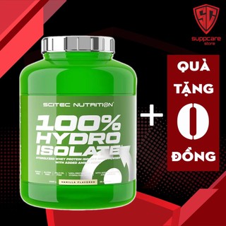 Whey | scitec nutrition 100% hydro isolate vị chocolate - sữa tăng cơ thủy phân - chính hãng