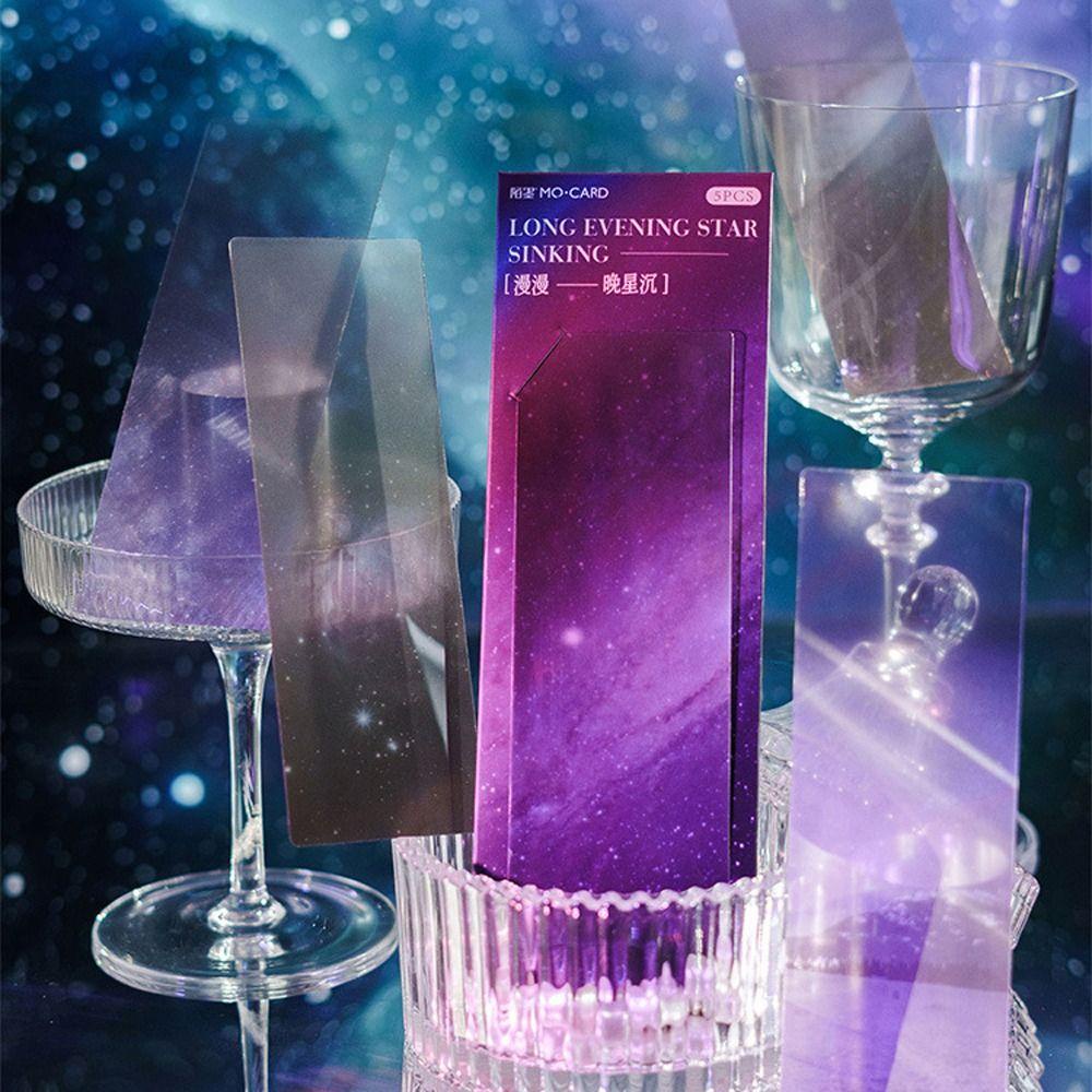 Augustina Phụ Kiện Đánh Dấu Trang Sách Ghi Chú Trong Mờ Dòng Sản Phẩm Văn Phòng Phẩm Trang Trí Hình Ngôi Sao Biển