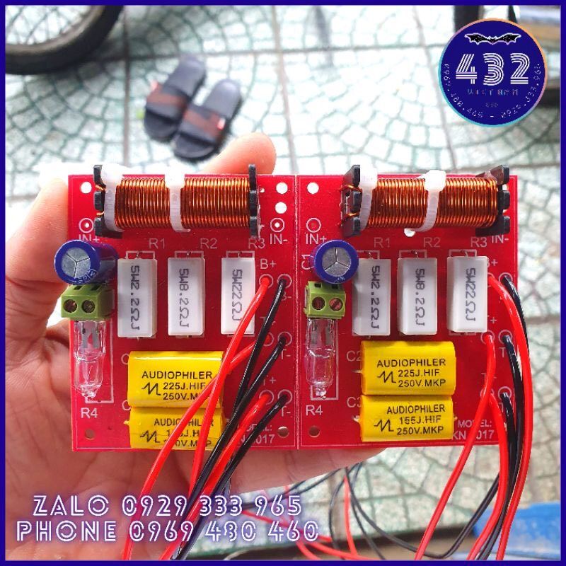 Phân Tần 3 WAY 3 Đường Âm Thanh Bass Treble Trung Bass 30 40 50 - Loa Kéo Karaoke - Âm Thanh Hay Trong Trẻo