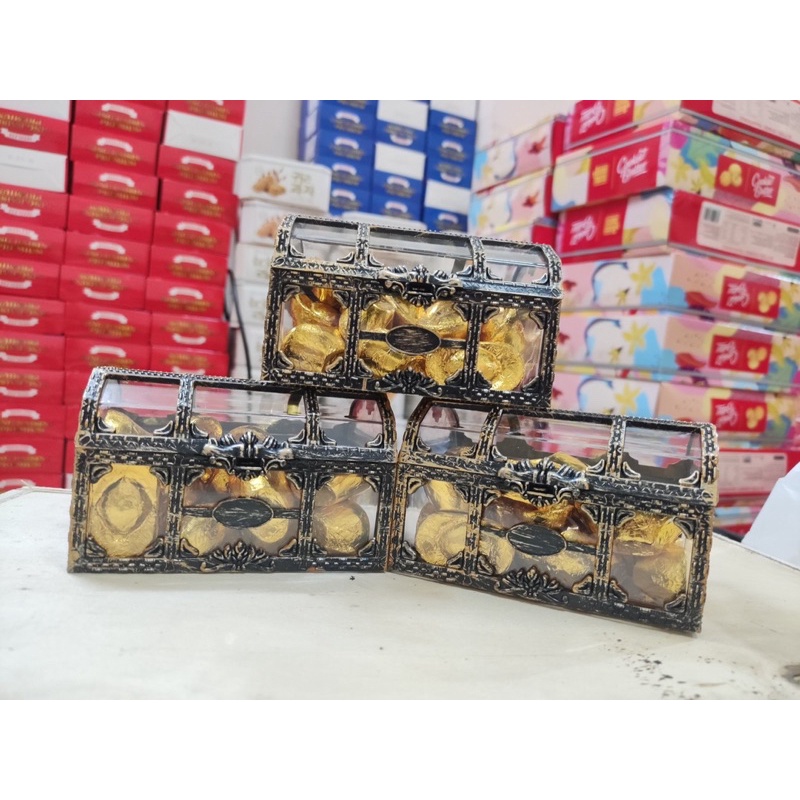 Rương Vàng socola lên Set tết sang trọng - sẵn hàng giao hoả tốc