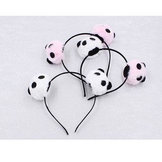 Băng đô, bờm cài tóc mix hình gấu trúc siêu cute
