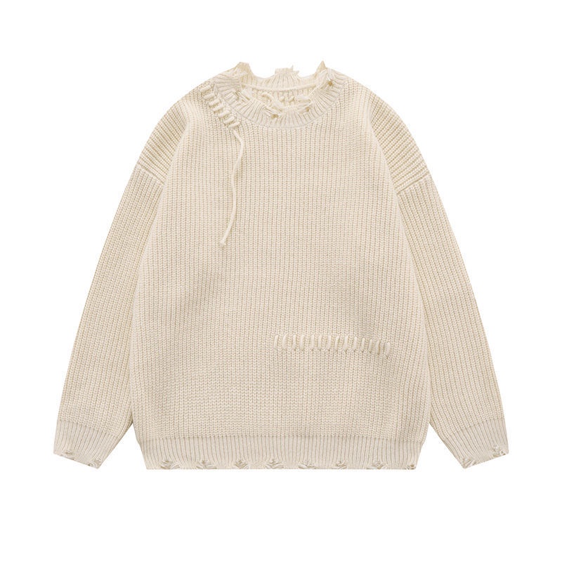 Áo Sweater Dáng Rộng Màu Sắc Đơn Giản Phong Cách Nhật Bản Thời Trang Thu Đông Cho Nam Và Nữ