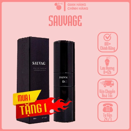 Nước Hoa Nam SAUVAGE Thơm Lâu Mini 20ml