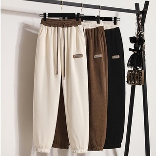 Quần jogger chất tổ ong, quần Basic chất tổ ong mới nhất