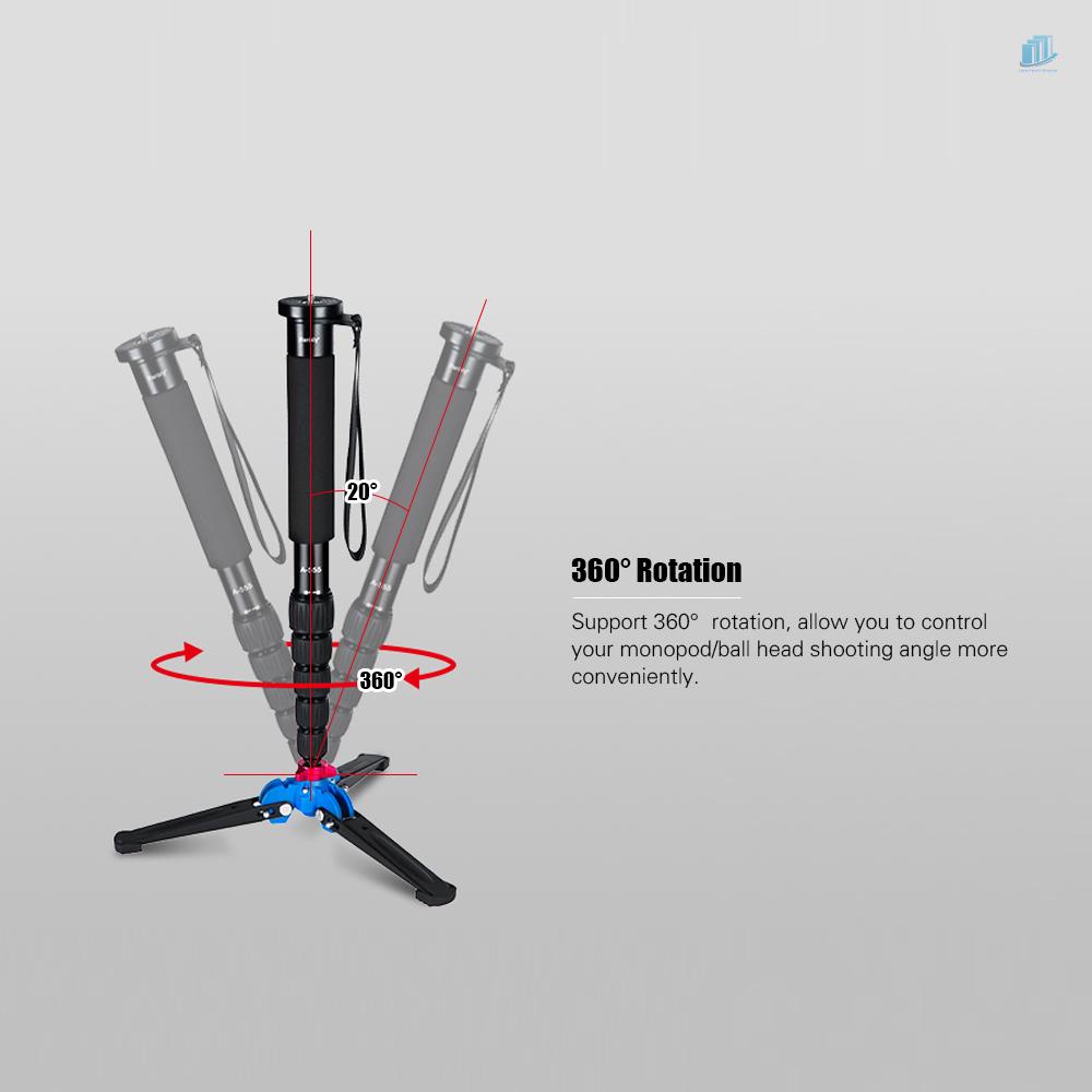 Giá Đỡ Ba Chân Mini Manbily M-1 (s2mw) Với Vít 3 / 8 &quot;Dành Cho Gậy Ba Chân