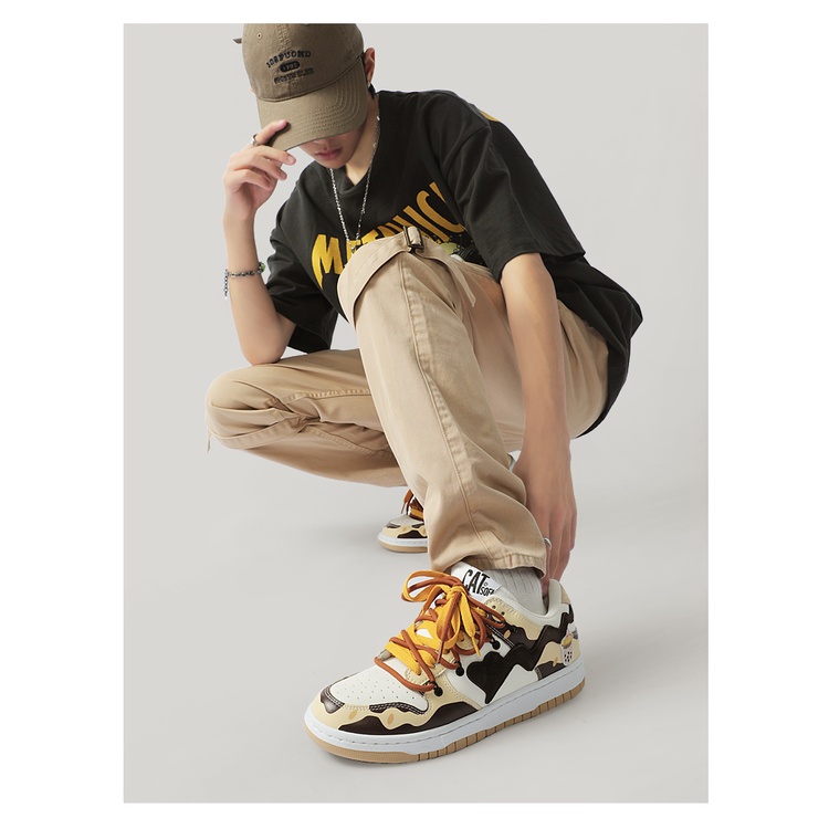 Giày Cat & Sofa Chính Hãng 🔴SIMPLE SNEAKER🔴 Giày Sneaker Cat&Sofa Flower Green Rose Xanh Lá Phong Cách Đường Phố AC227