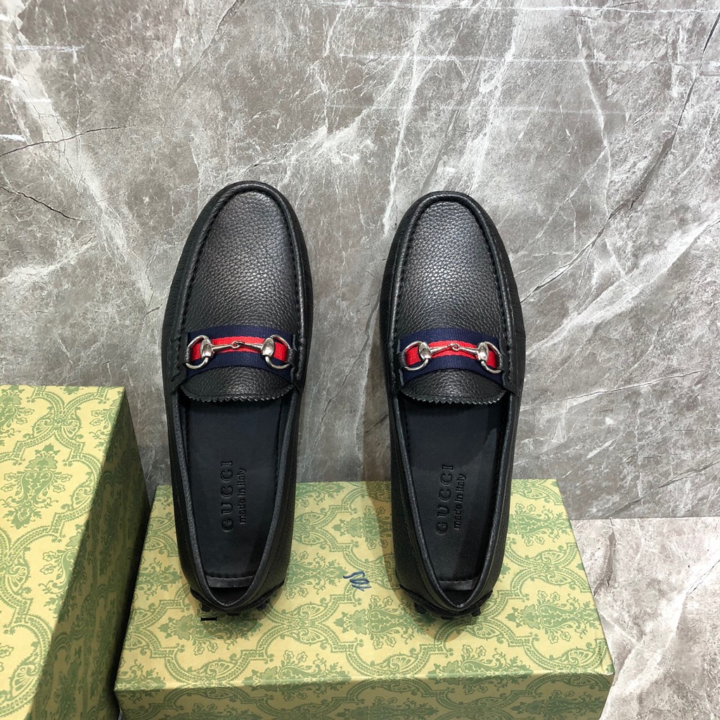 Giày Mọi GC Nam Đai Chun Tang Mắt Sắt Sang Trọng, Lịch Lãm Hàng FULLBOX