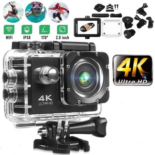 Camera hành trình chống nước chống rung 4k sports ultra hd dv - gắn mũ bảo hiểm - bảo hành uy tín