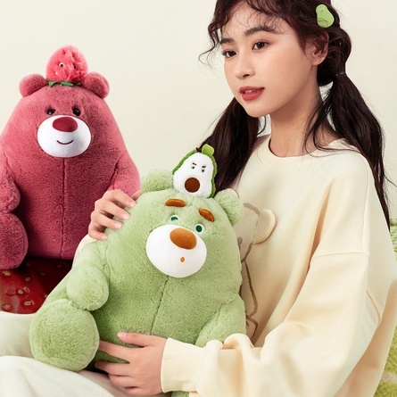 Tư thế ngồi đáng yêu Gấu nhồi bông Đồ chơi thoải mái Tay cảm thấy mềm mại Trang trí động vật dễ thương búp bê sang trọng Autumn063