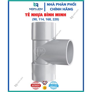 Tê nhựa bình minh (các cỡ 90, 114, 168, 220) [hàng chính hãng nhà sản xuất]